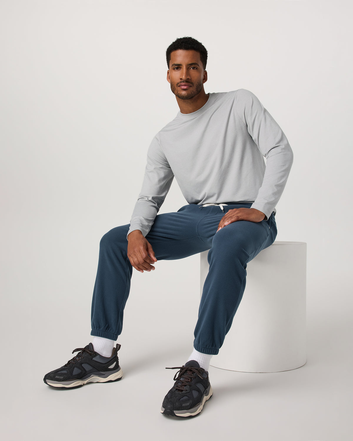 Men Vuori Aspen Sweatpant Men's Ocean Blue Classic-Fit Sweats