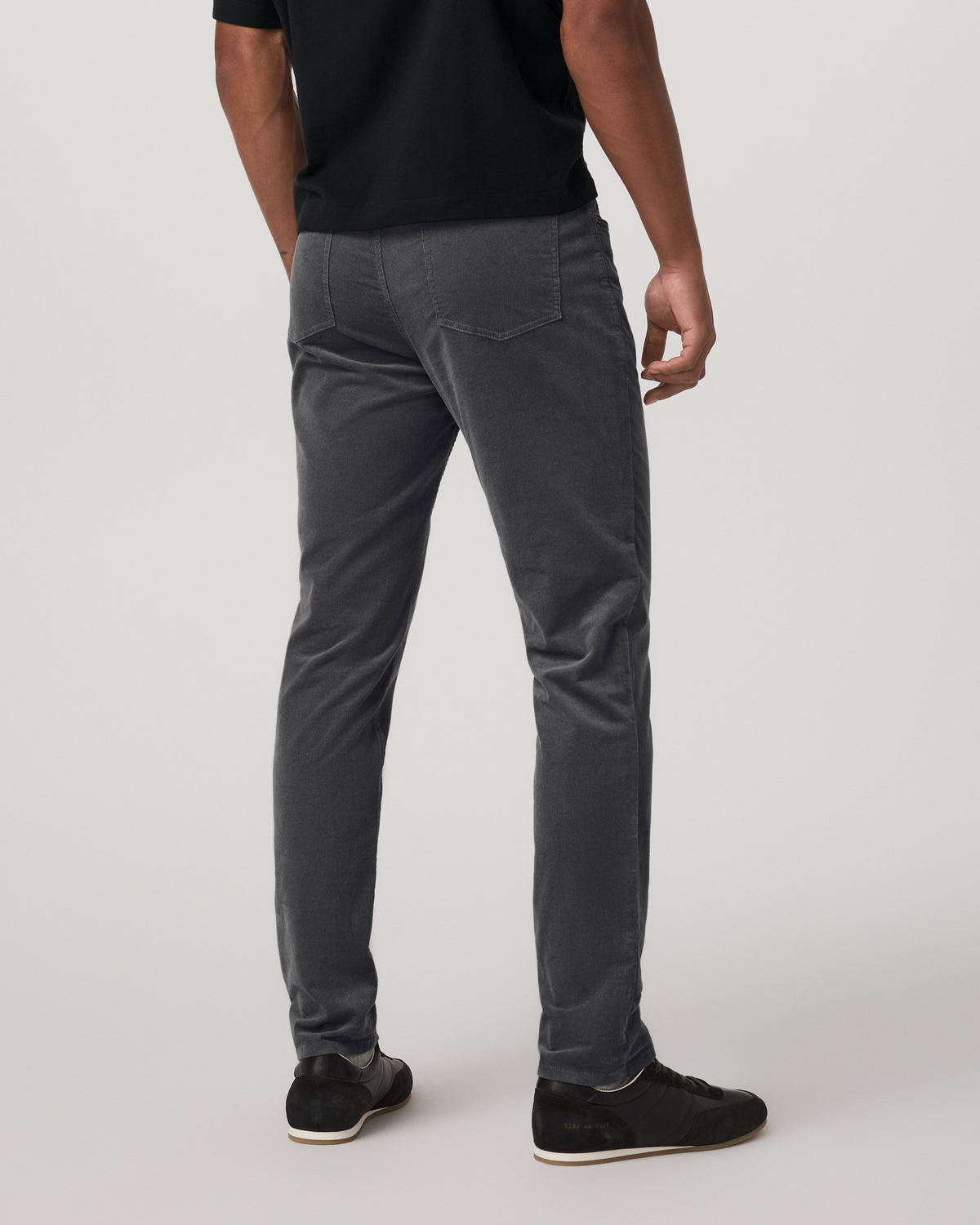 Men Vuori Optimist 5 Pocket Cord Pant Athletic Slim Fit Charcoal