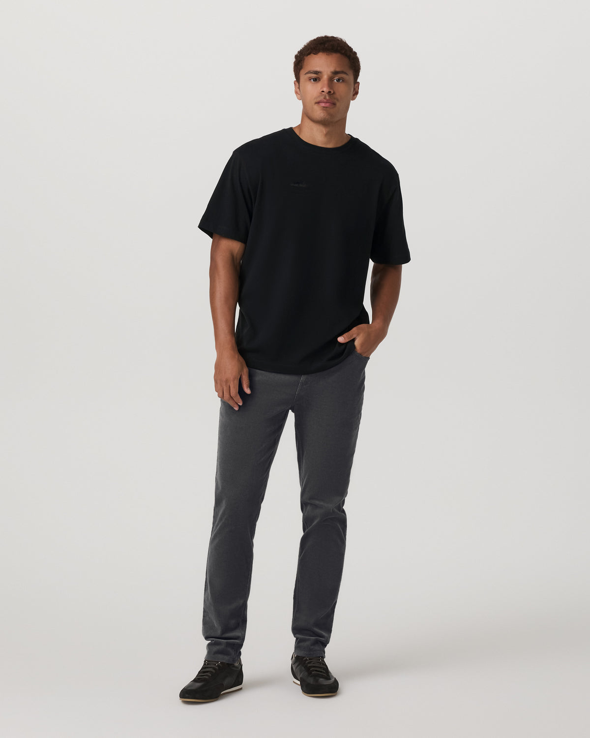 Men Vuori Optimist 5 Pocket Cord Pant Athletic Slim Fit Charcoal