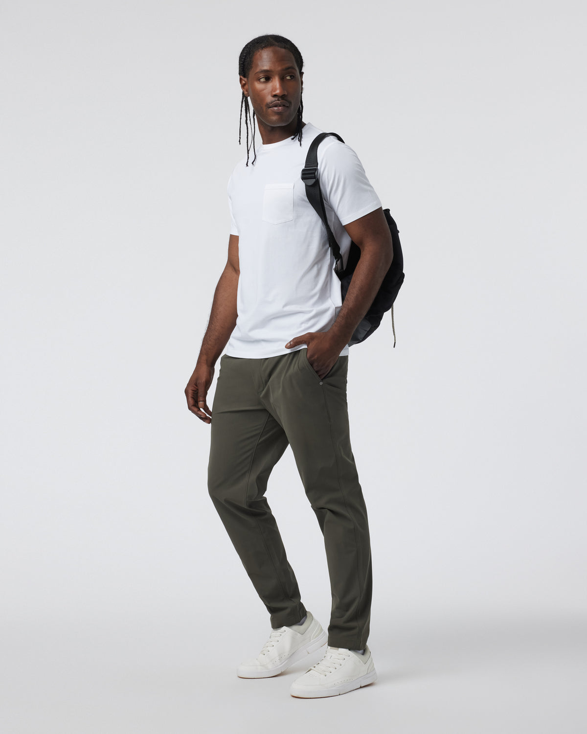 Men Vuori Meta Elastic Waist Pant Dark Oregano