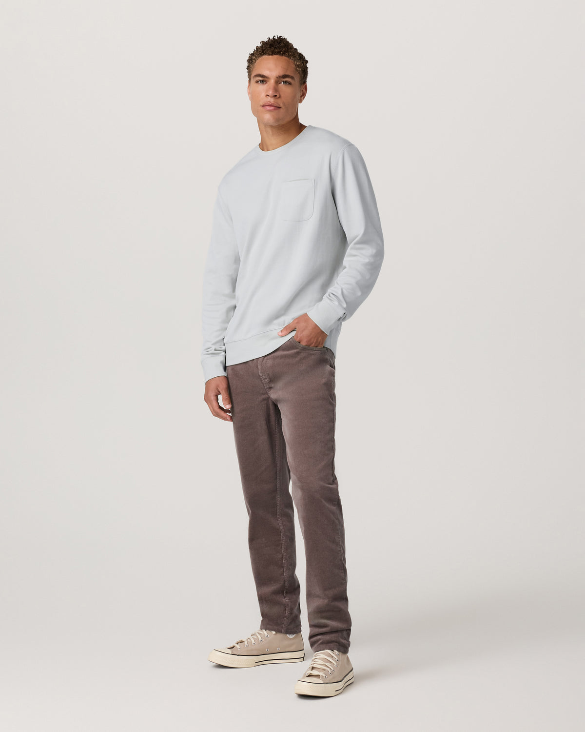 Men Vuori Optimist 5 Pocket Cord Pant Athletic Slim Fit Huckleberry