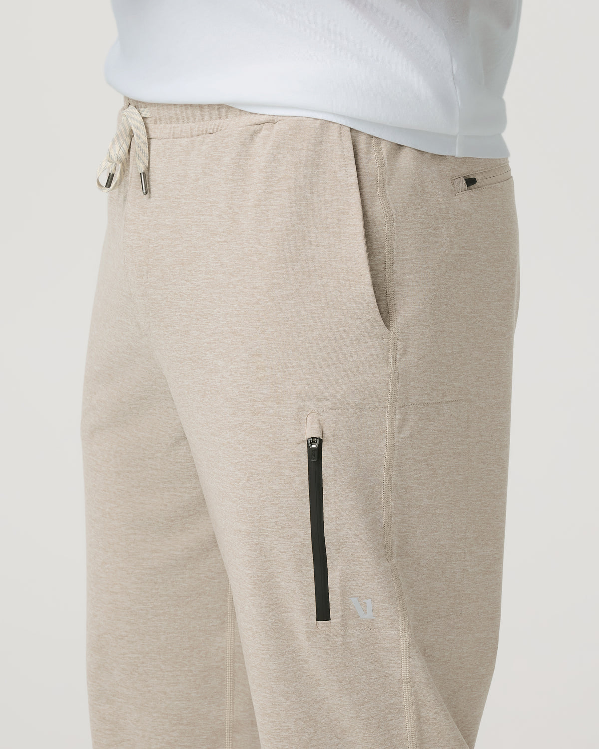 Men Vuori Men's Sunday Performance Sweatpant 28" Toast Heather