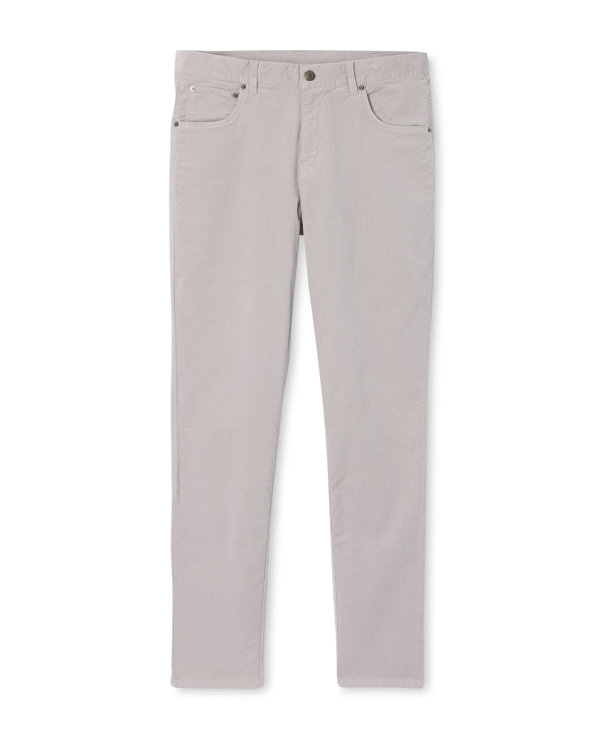 Men Vuori Optimist 5 Pocket Cord Pant Athletic Slim Fit Amethyst Grey