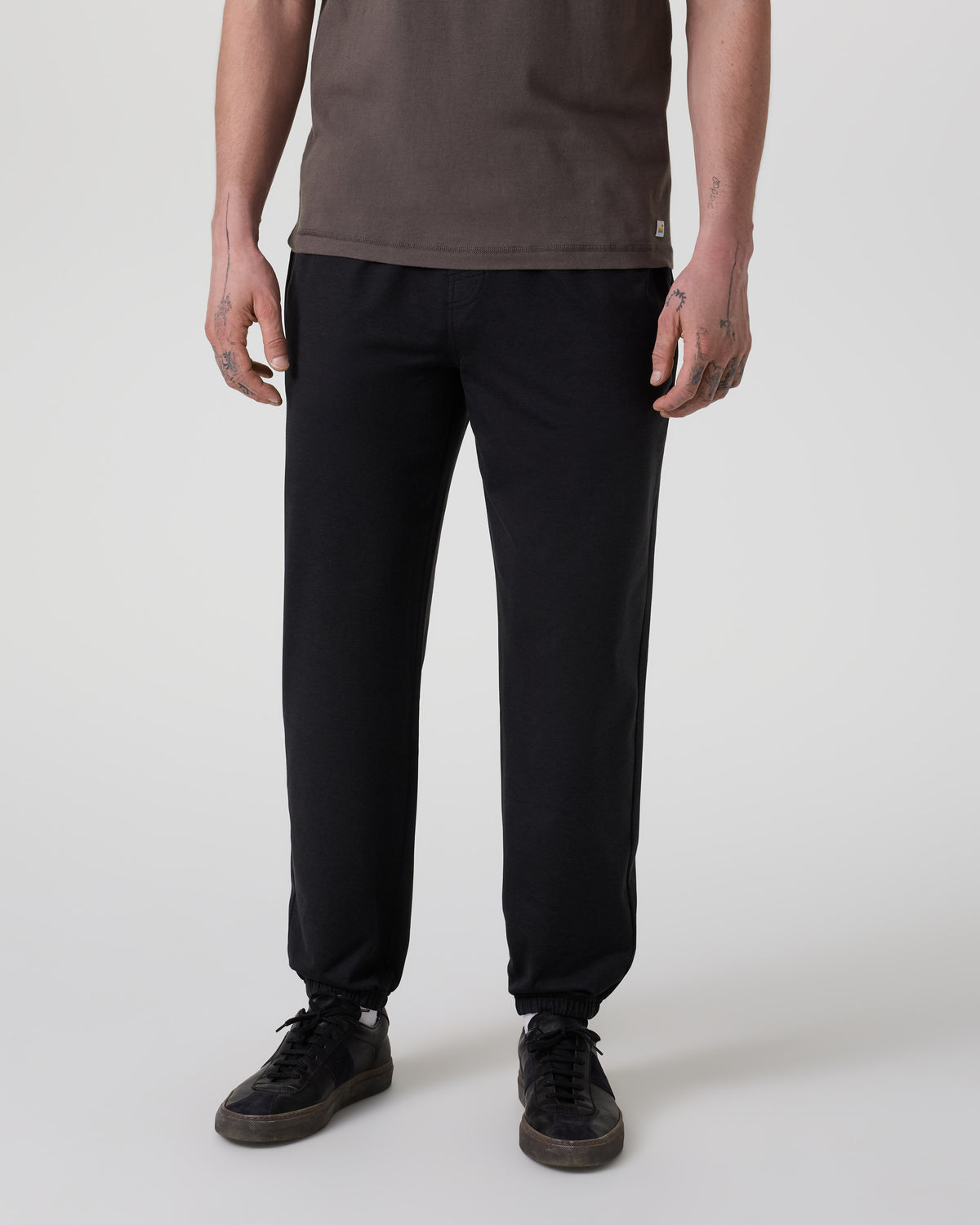 Men Vuori Coronado Performance Sweatpant Classic 30" Black Heather