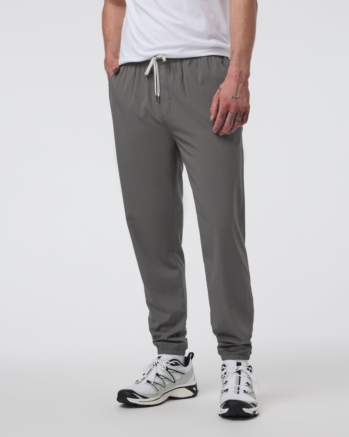 Men Vuori Kore Jogger Warm Grey Workout Joggers
