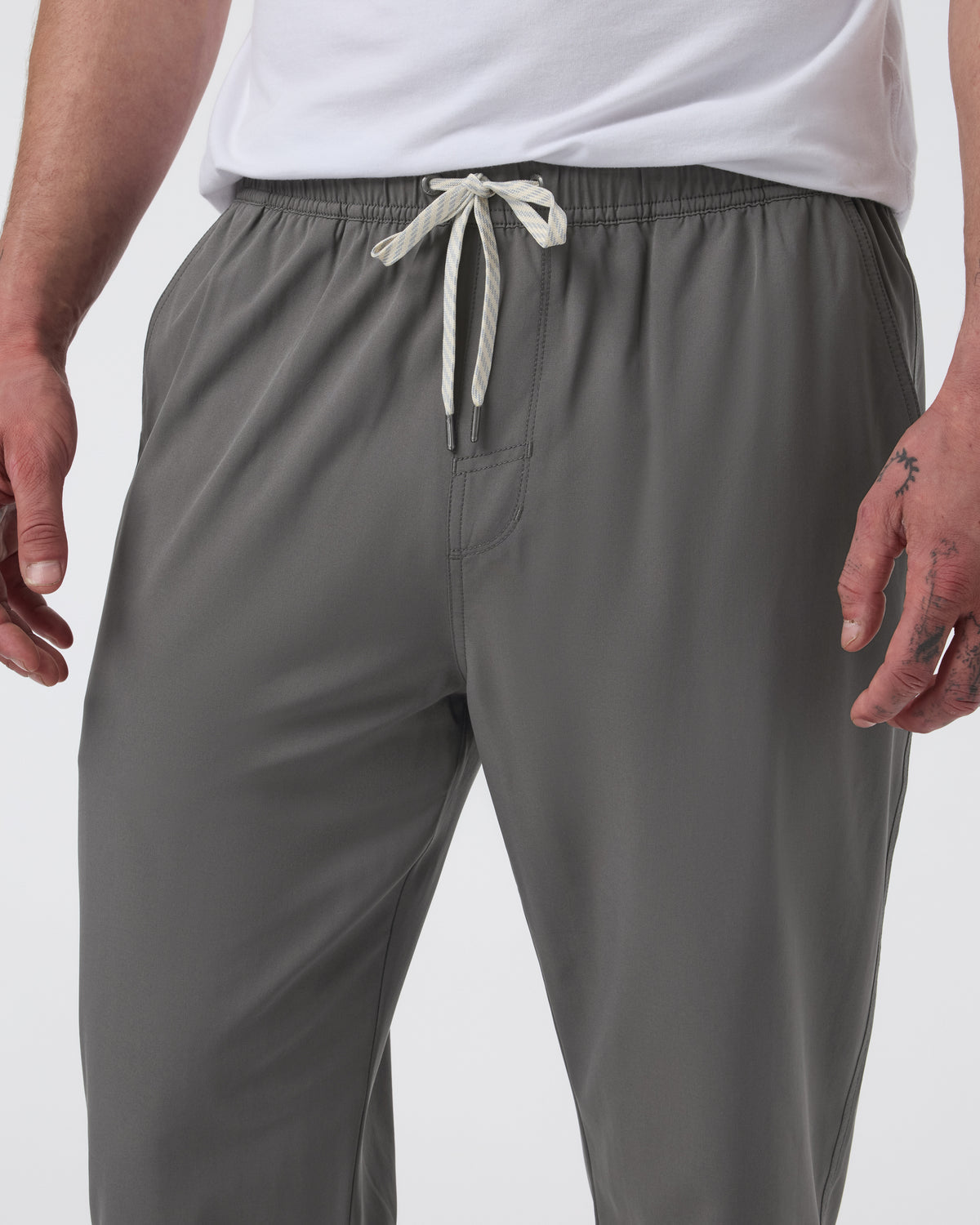 Men Vuori Kore Jogger Warm Grey Workout Joggers
