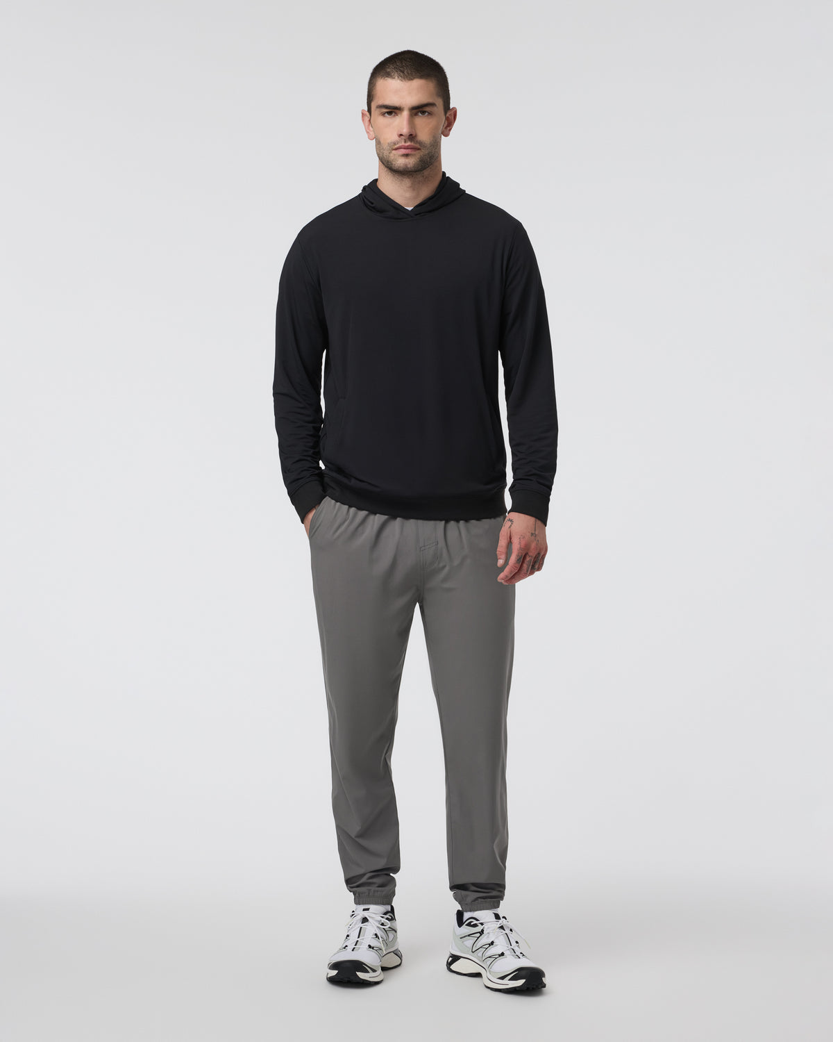 Men Vuori Kore Jogger Warm Grey Workout Joggers