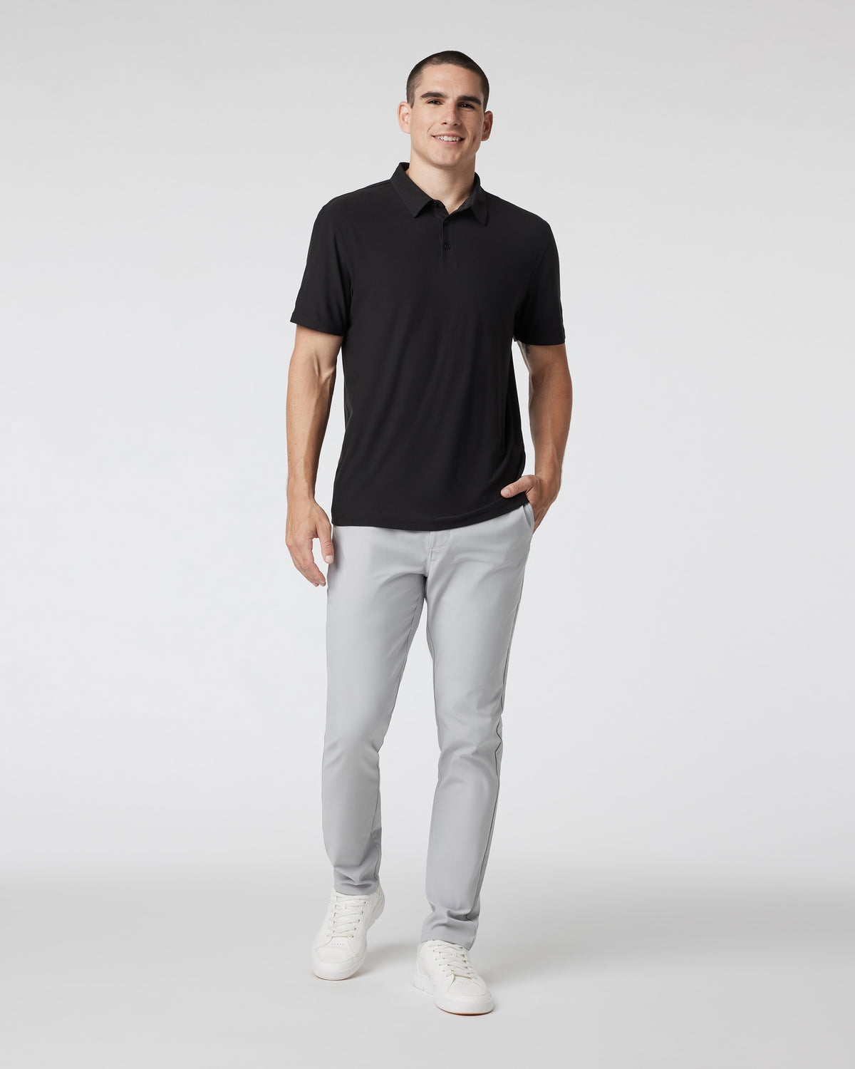 Men Vuori Cascade Tech Chino Pant 32" Men's Fog Chinos