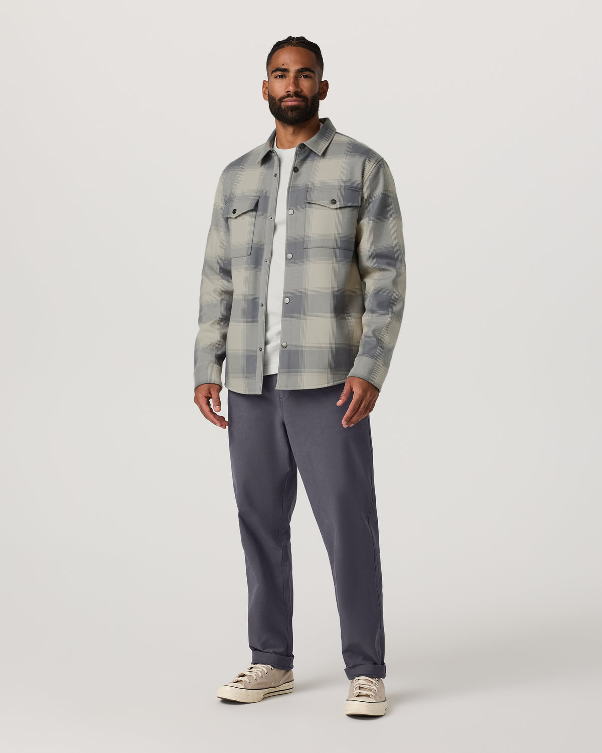 Men Vuori MetaCanvas Utility Pant Classic Fit 30” Men's Moonlight Pants