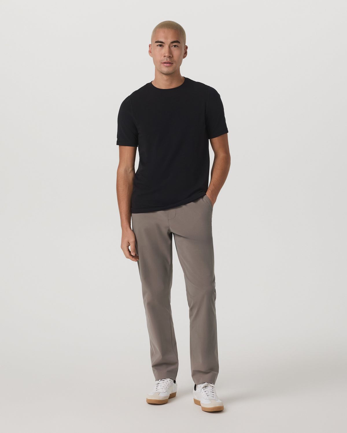 Men Vuori Meta Elastic Waist Pant Classic Fit Smokey Taupe Pants