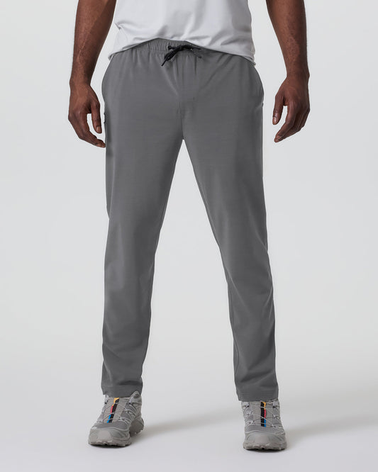 Men Vuori Elevate Kore Pant Lined Men's Zinc Athletic Pants