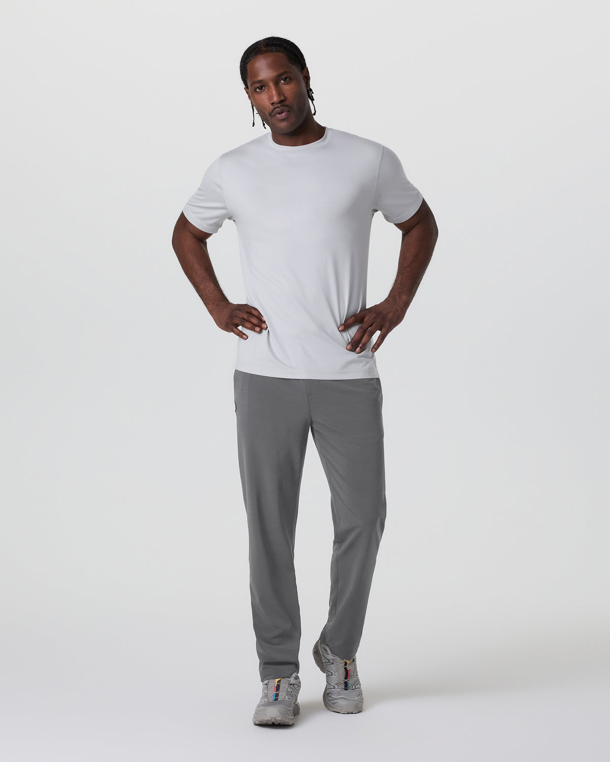 Men Vuori Elevate Kore Pant Lined Men's Zinc Athletic Pants
