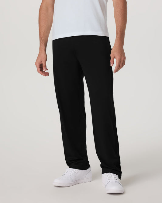 Men Vuori Sunday Warm Up Pant 30" Men's Black Performance Pants