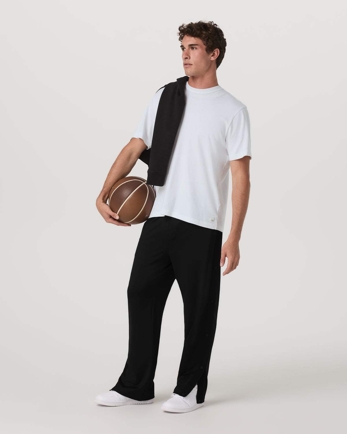 Men Vuori Sunday Warm Up Pant 30" Men's Black Performance Pants