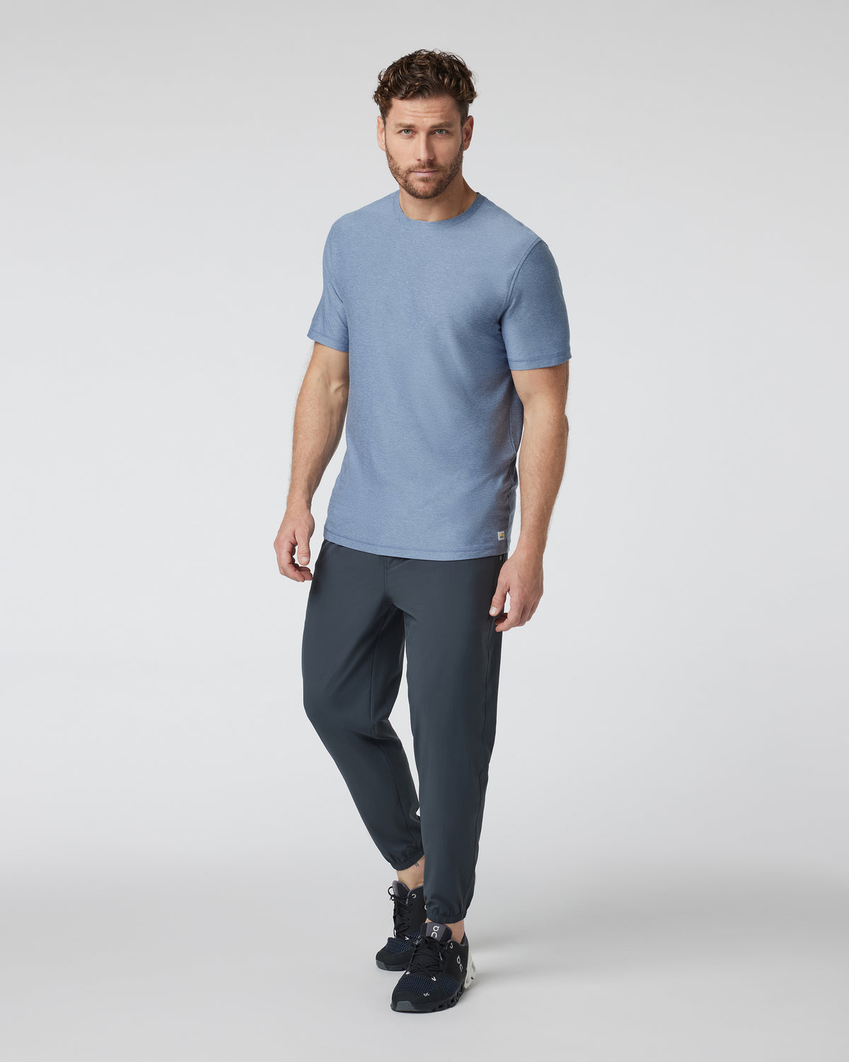 Men Vuori Kore Jogger Lined - Short Charcoal Workout Joggers