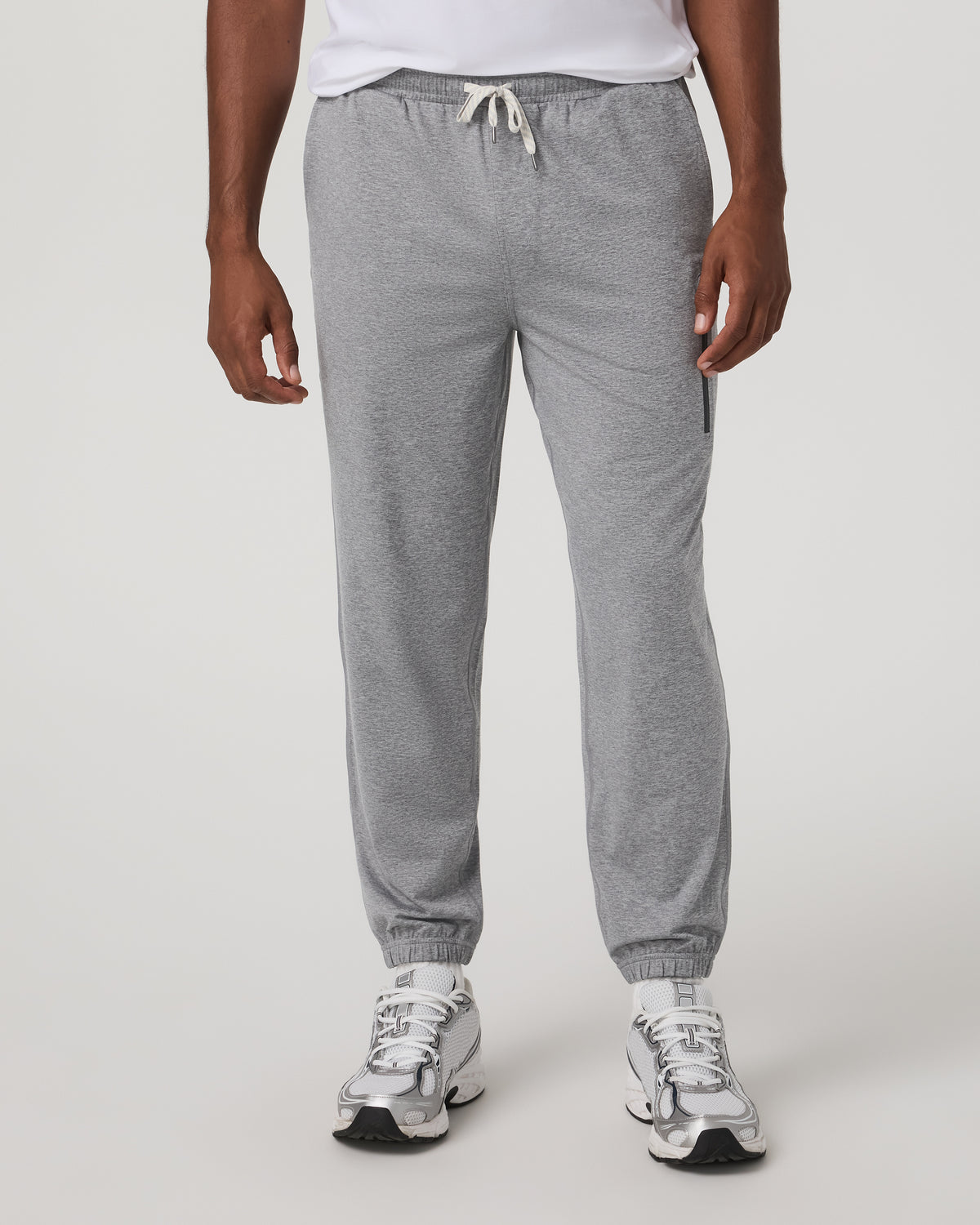 Men Vuori Sunday Performance Sweatpant Classic 30" Grey Heather