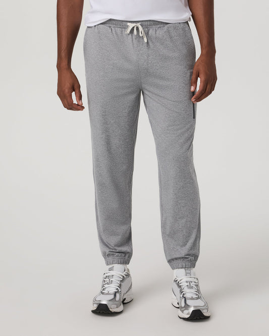 Men Vuori Sunday Performance Sweatpant Classic 30" Grey Heather