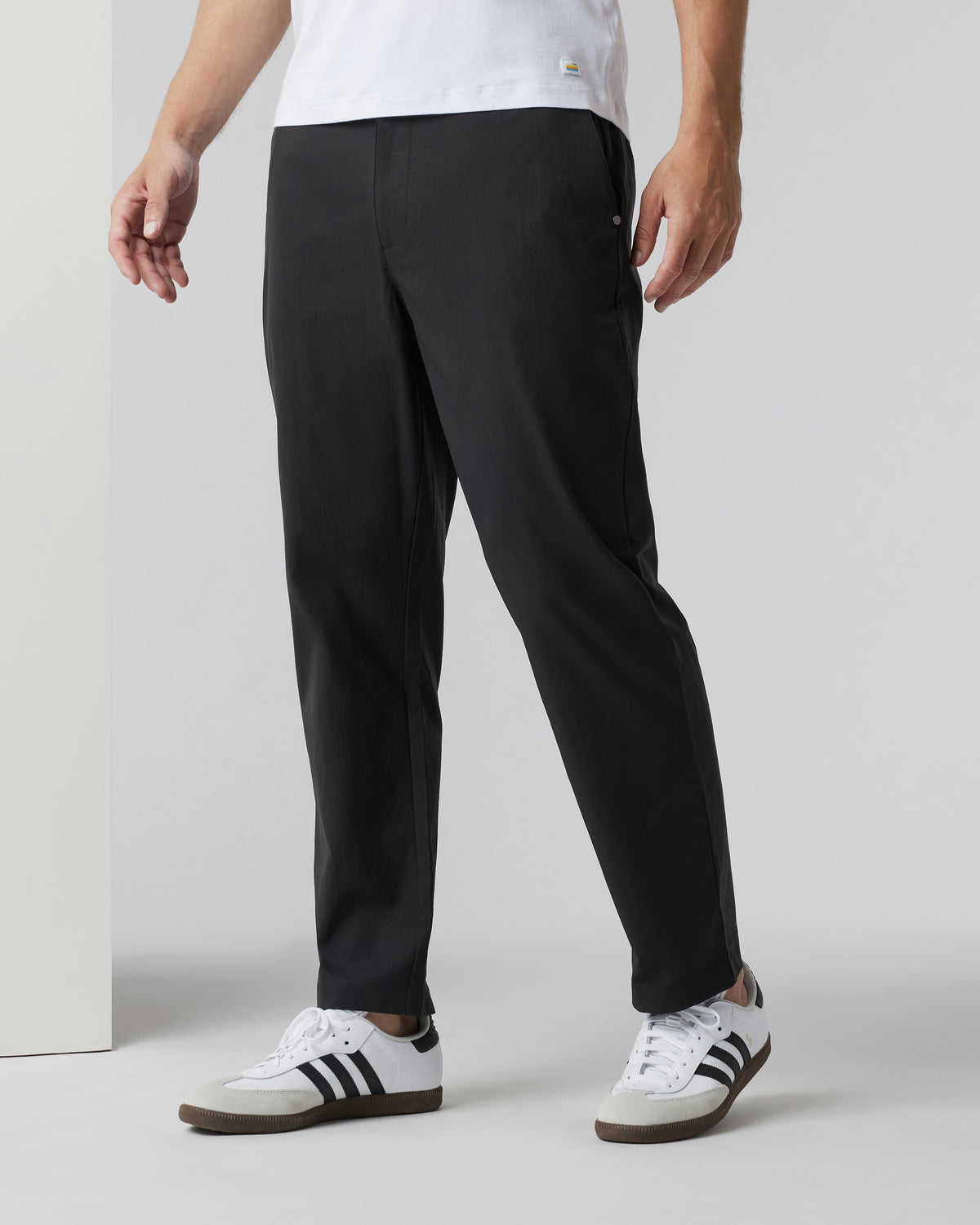 Men Vuori Cascade Crinkle Pant Relaxed 30" Black