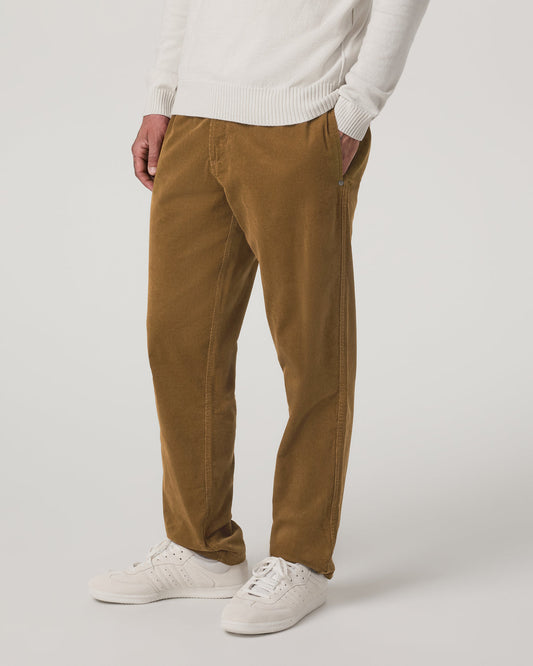 Men Vuori Optimist Elastic Waist Pant Classic Fit Men's Rum Pants