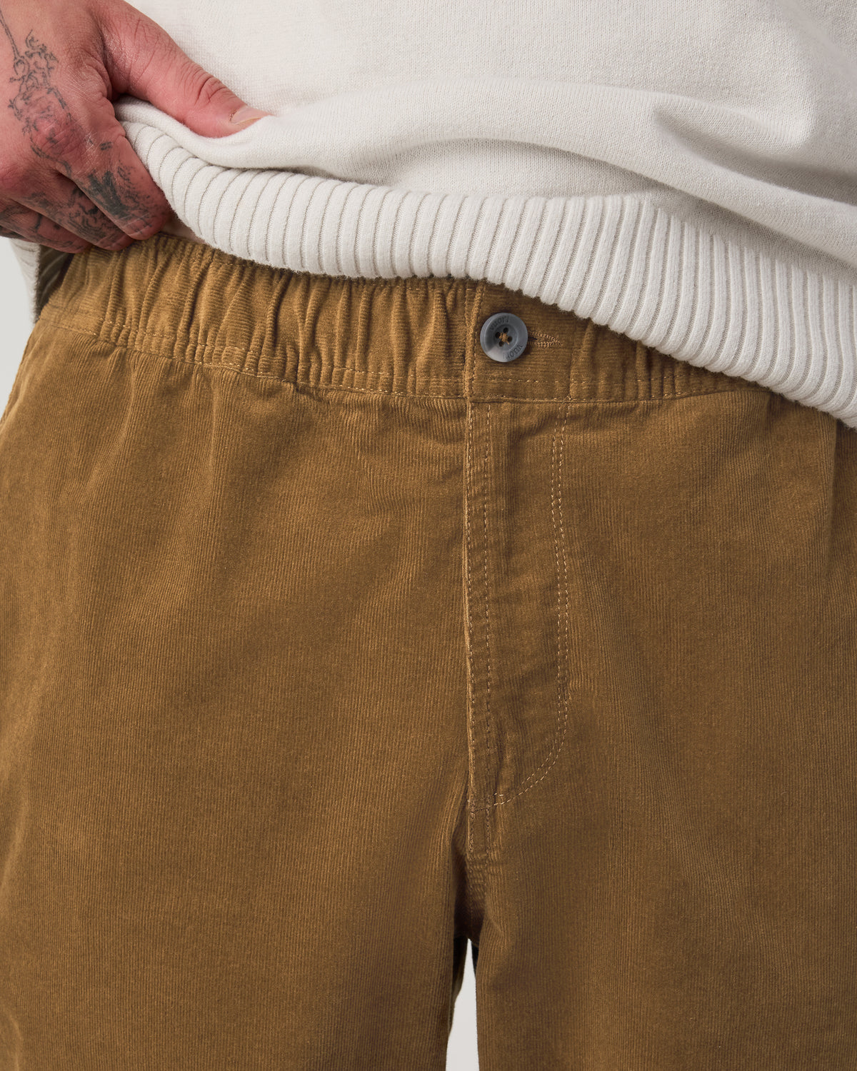 Men Vuori Optimist Elastic Waist Pant Classic Fit Men's Rum Pants