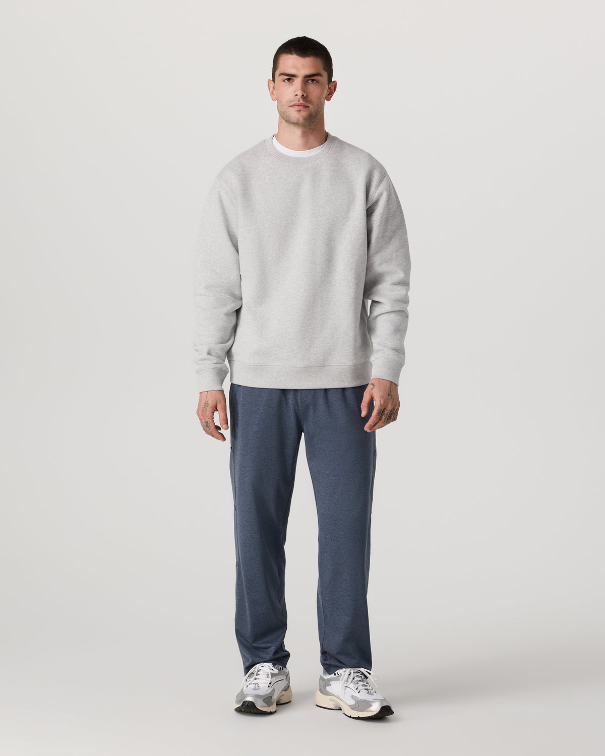 Men Vuori Sunday Warm Up Pant 30" Men's Azure Heather Pants