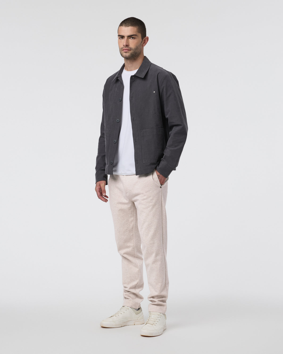 Men Vuori Solana Pant Oatmeal Heather