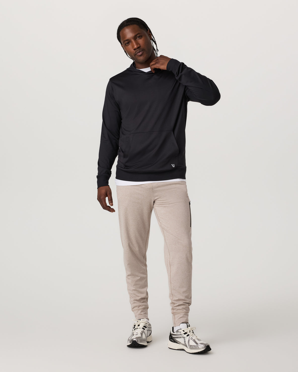 Men Vuori Men's Sunday Performance Jogger 30" Toast Heather