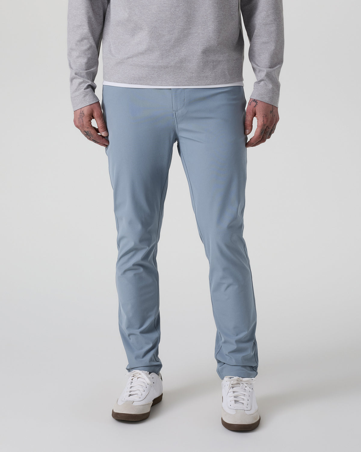 Men Vuori Meta Pant Athletic Slim 34" Dusty Blue