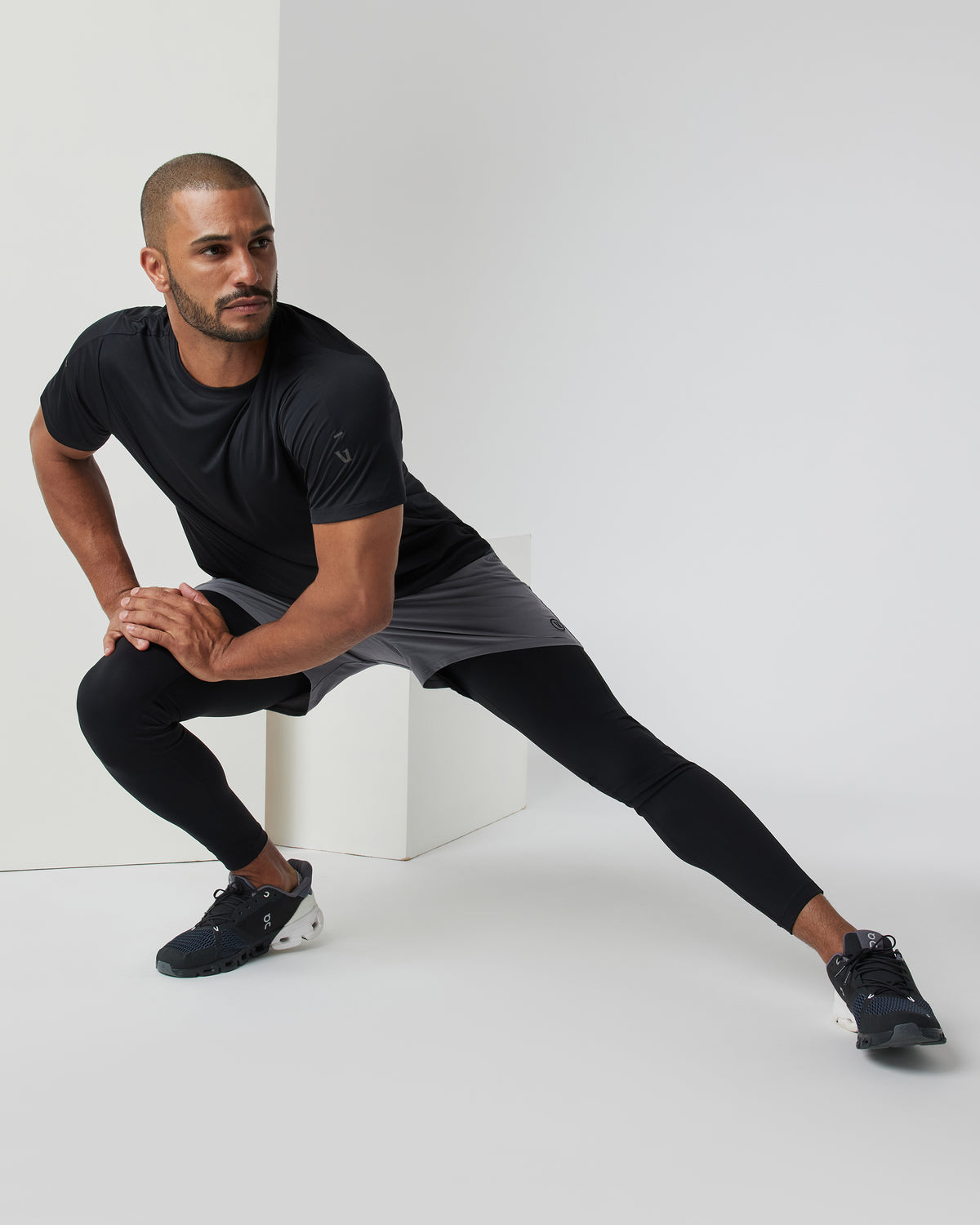 Men Vuori PR Tight Men's Black Compression Tights