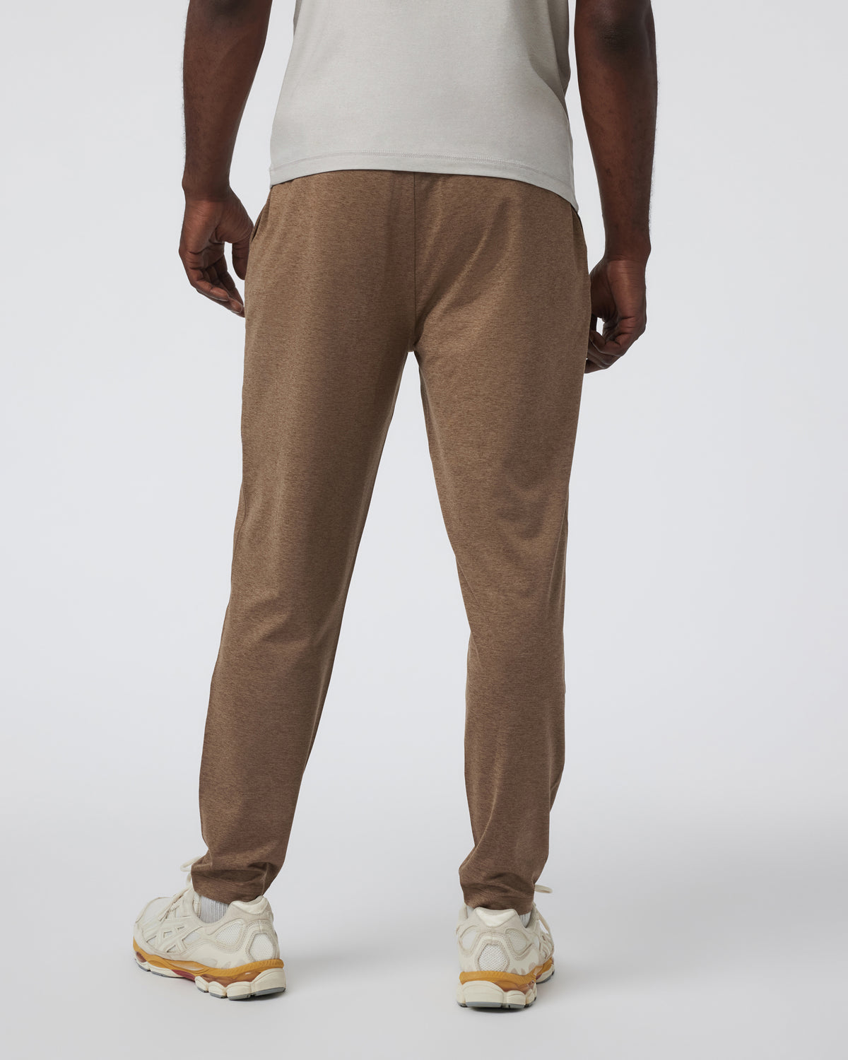 Men Vuori Sunday Performance Track Pant 2.0 Pecan Heather