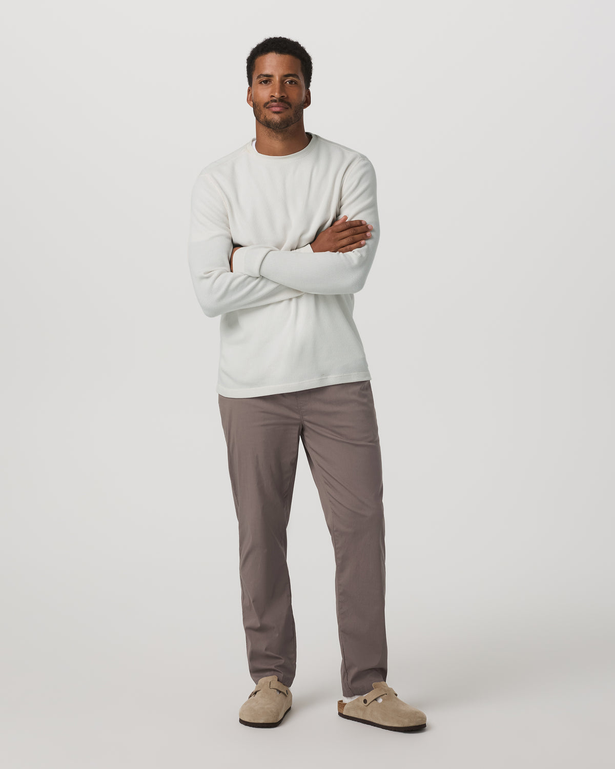 Men Vuori Men's Kore Everyday Pant Lined Classic 30" Smokey Taupe
