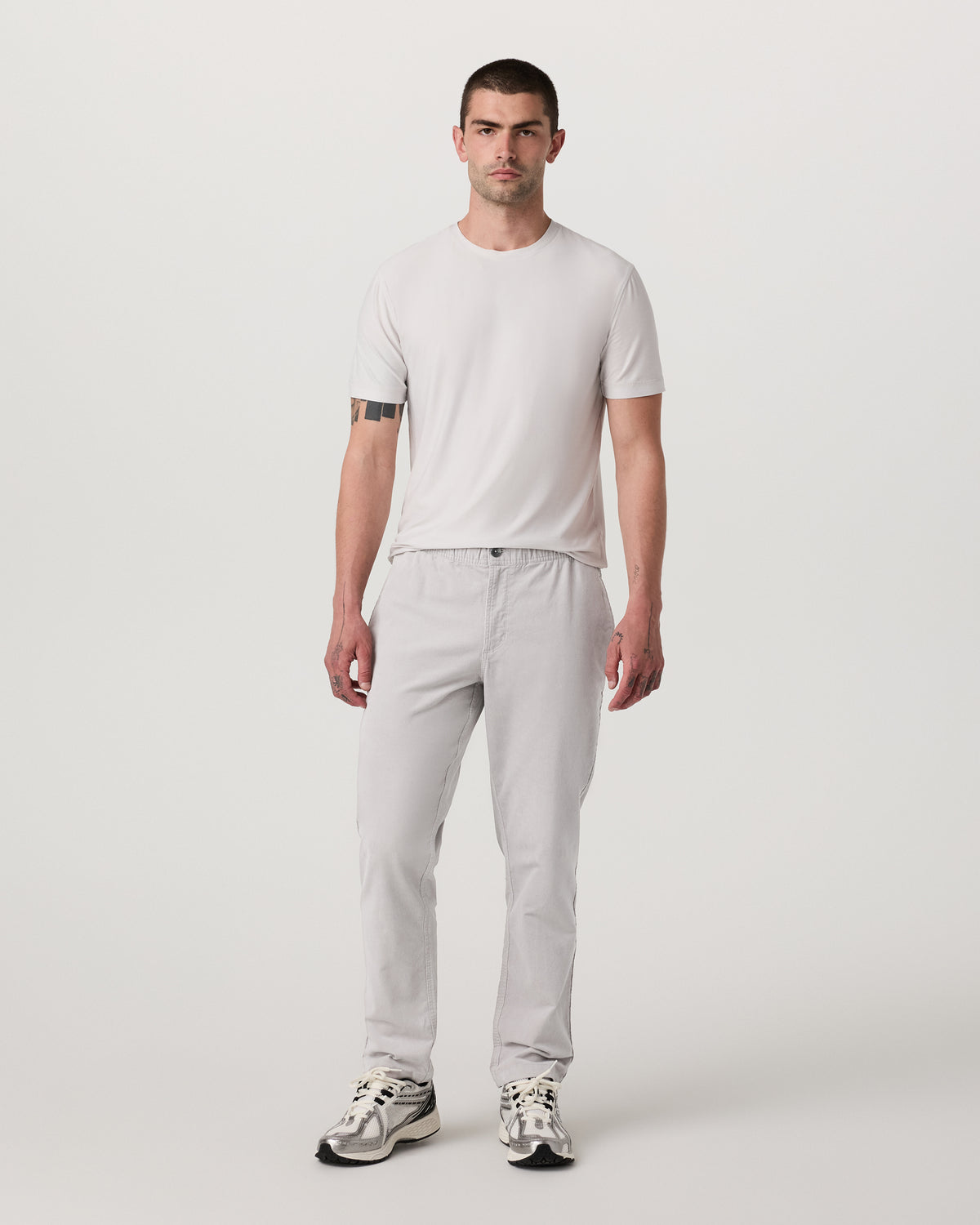 Men Vuori Optimist Elastic Waist Pant Classic Fit Amethyst Grey