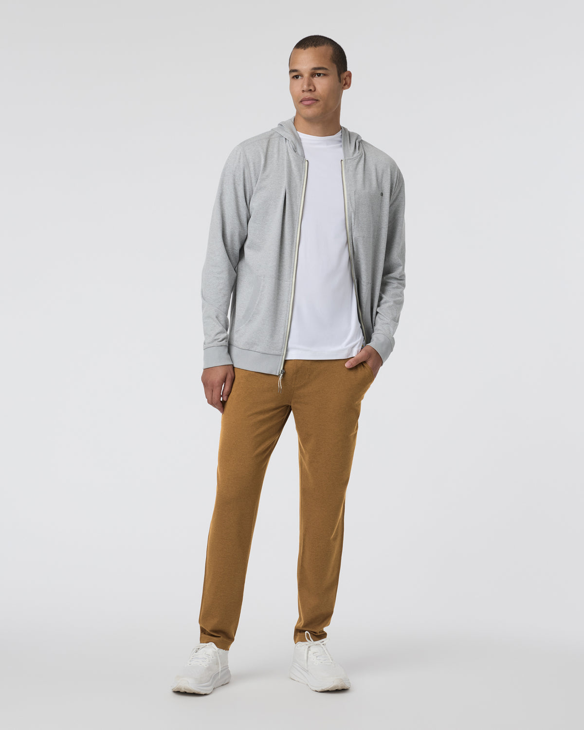 Men Vuori Ponto Performance Pant Caramel Heather