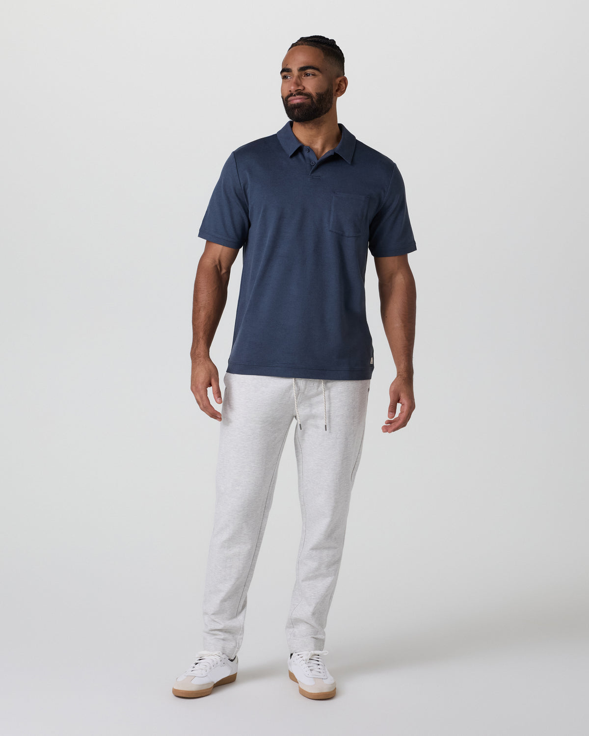 Men Vuori Solana Pant Grey Heather