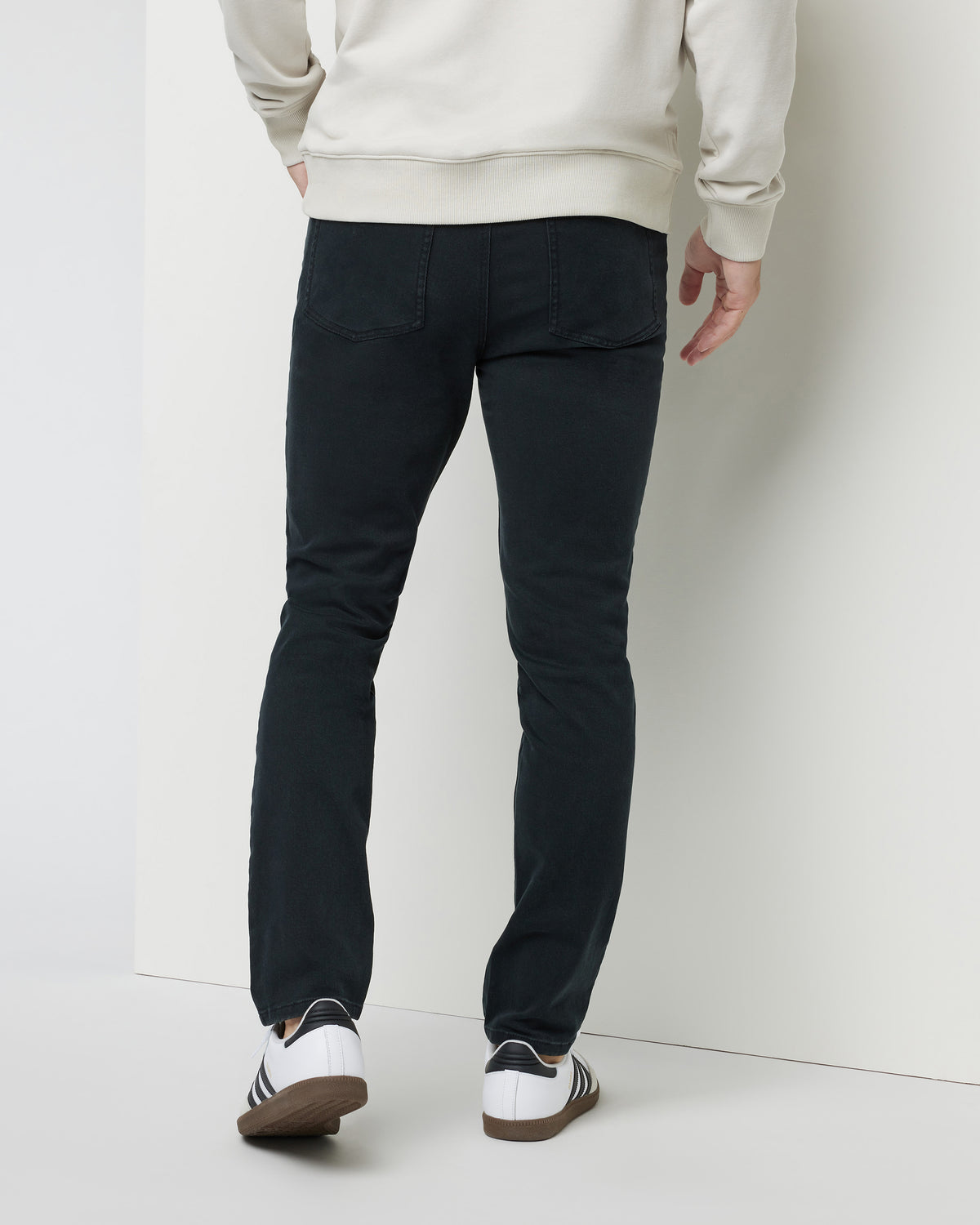 Men Vuori Benton Stretch Twill Pant Black 5-Pocket Pants
