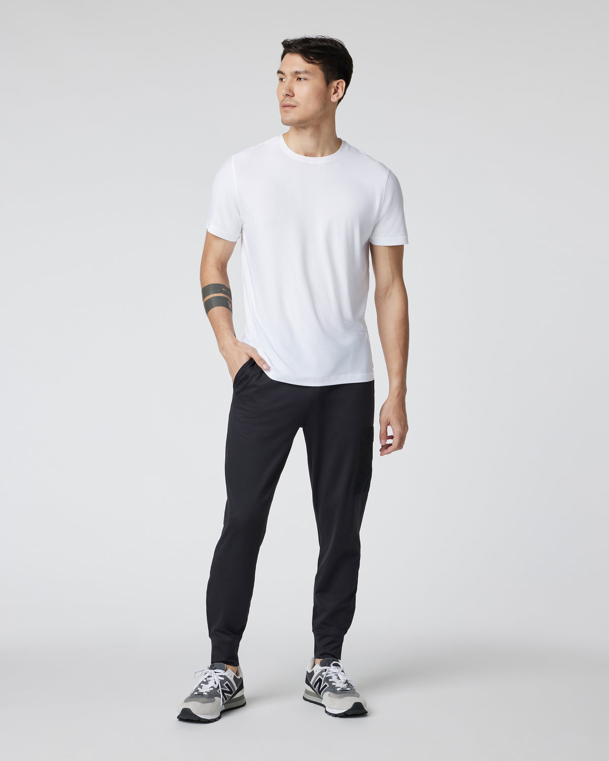 Men Vuori Sunday Utility Jogger Men's Black Cargo Joggers