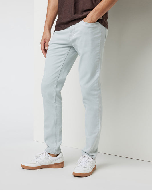 Men Vuori Benton Stretch Twill Pant Men's Sky Grey Twill Pants