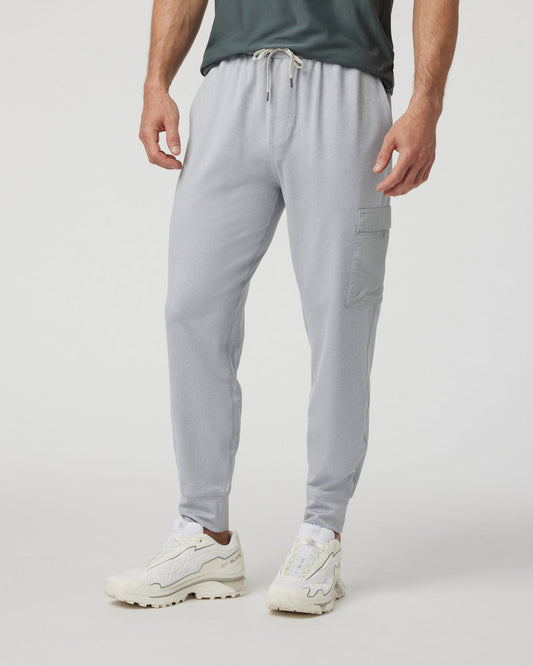 Men Vuori Sunday Utility Jogger Men's Platinum Cargo Joggers