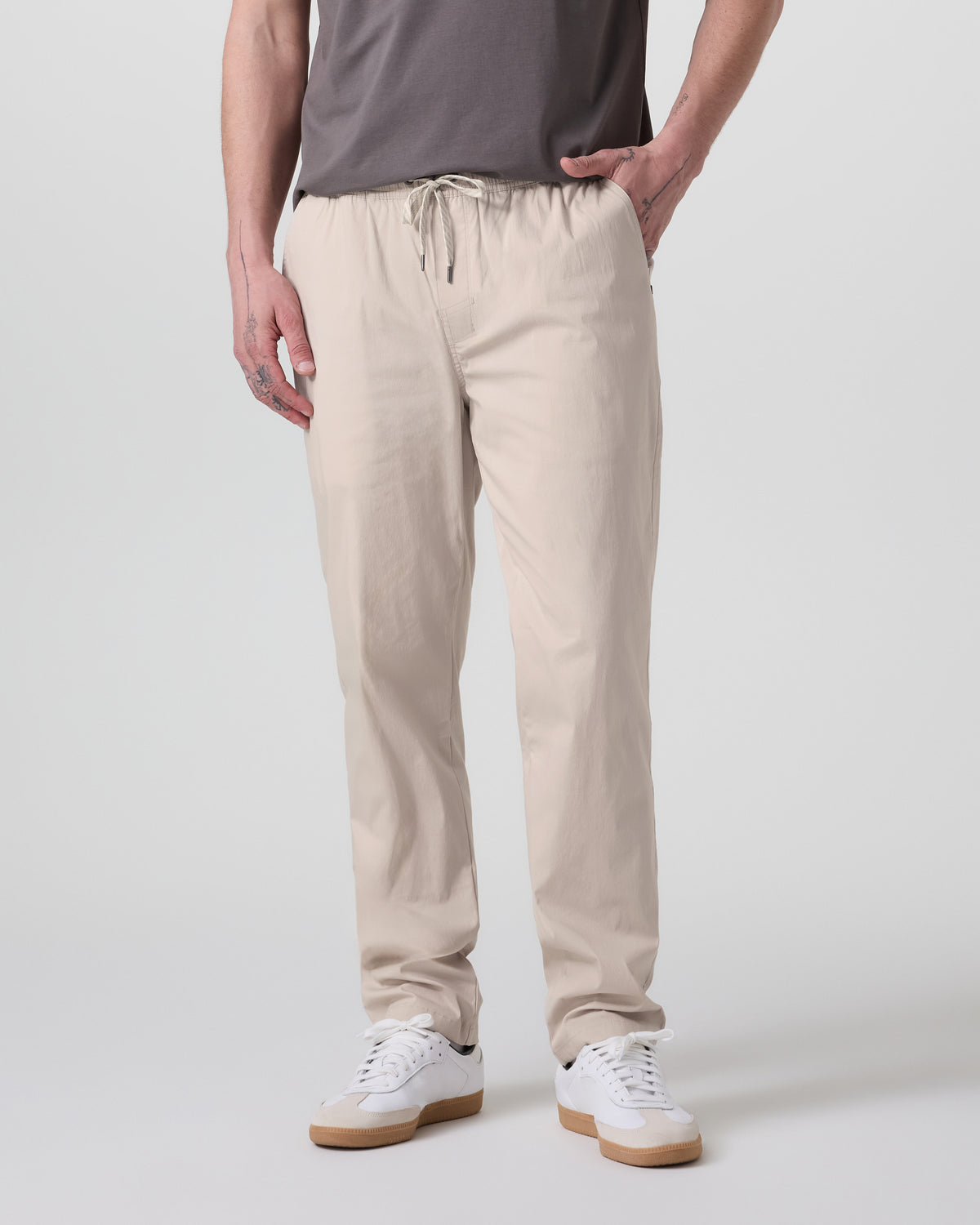Men Vuori Kore Everyday Pant Lined Classic Fit 30" Oatmeal