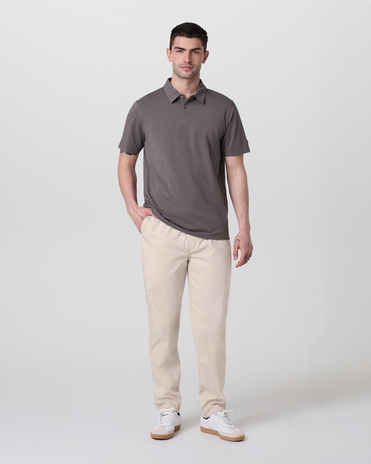 Men Vuori Kore Everyday Pant Lined Classic Fit 30" Oatmeal