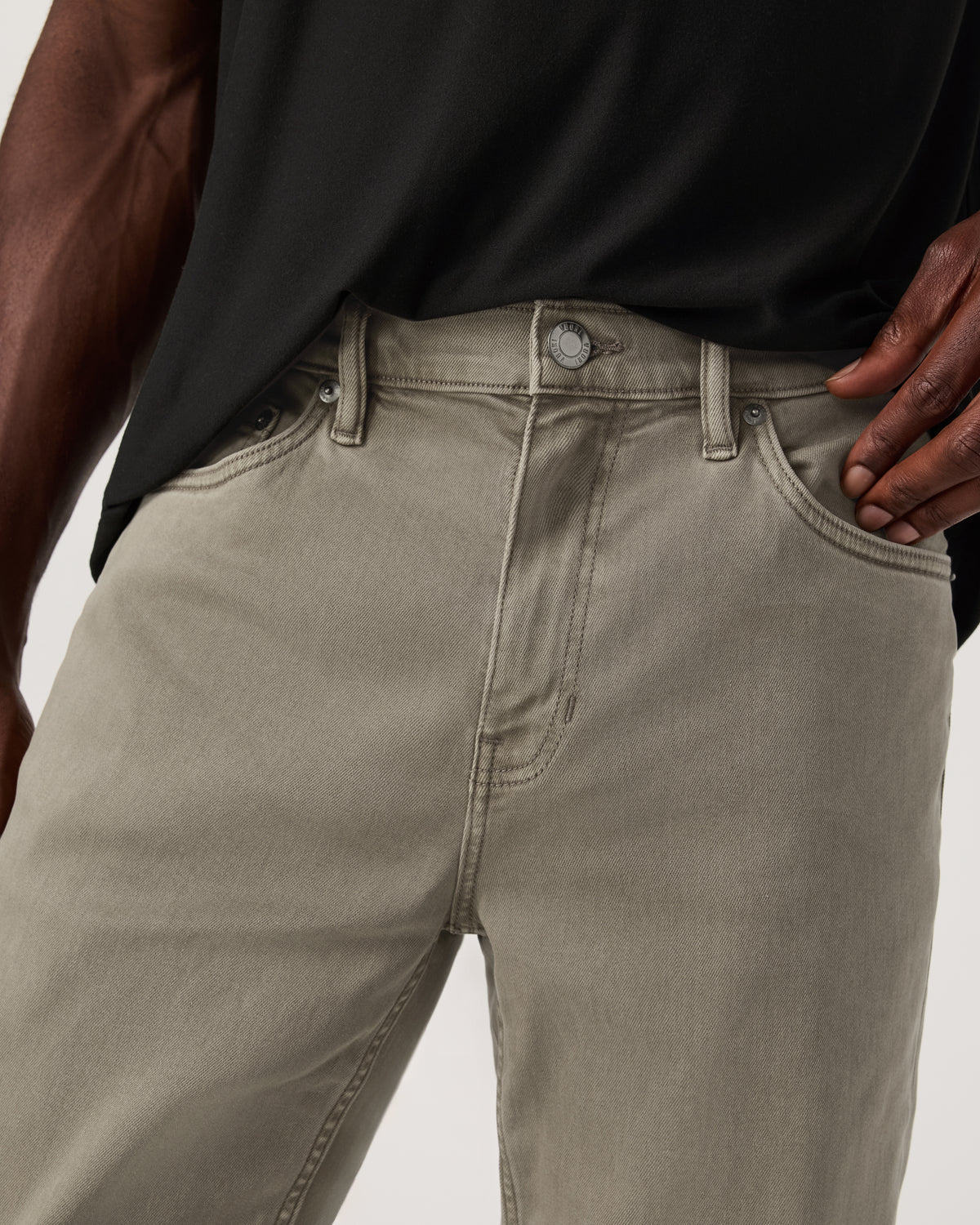 Men Vuori Benton Stretch Twill Pant Athletic Slim Fit 30" Taupe