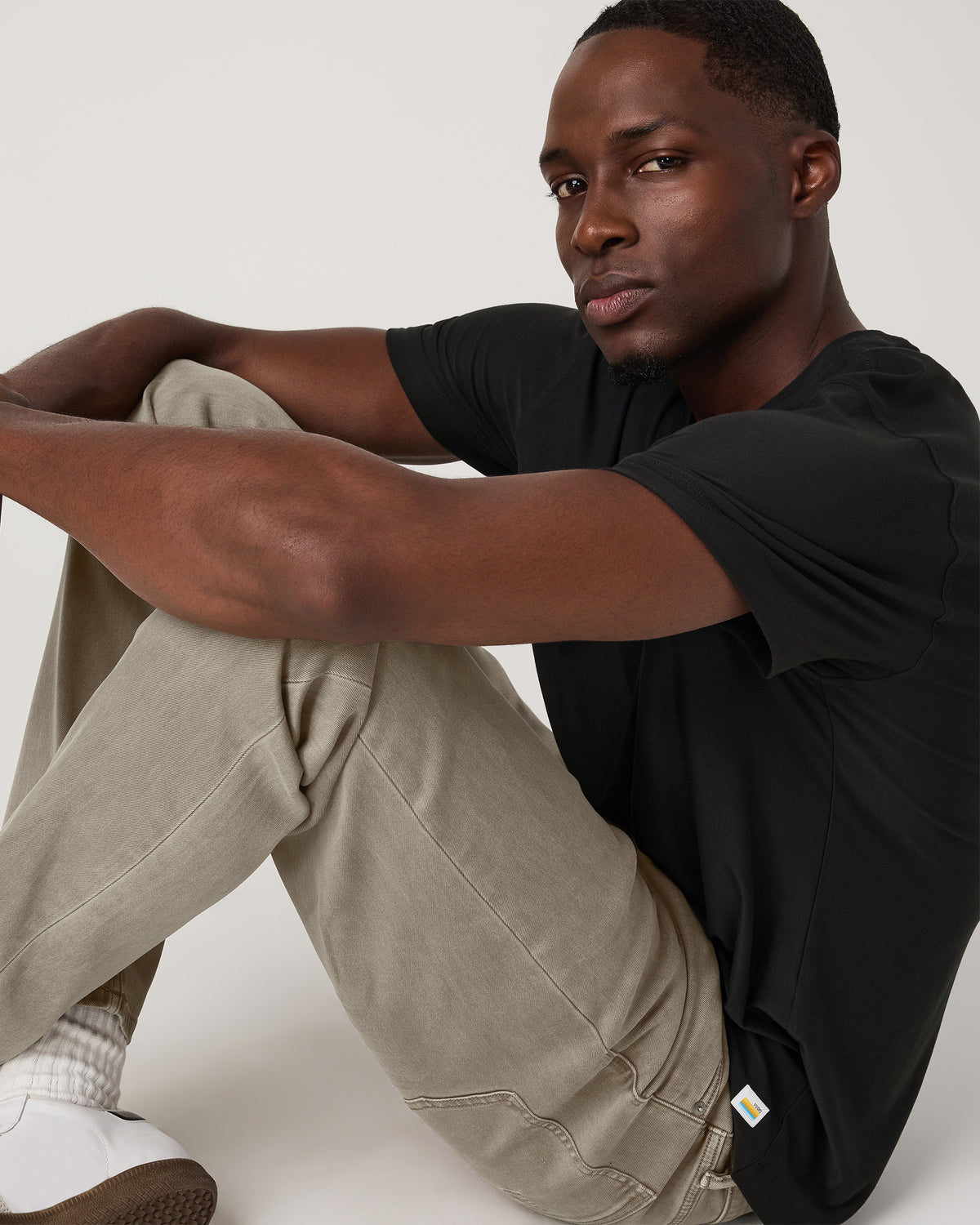 Men Vuori Benton Stretch Twill Pant Athletic Slim Fit 30" Taupe