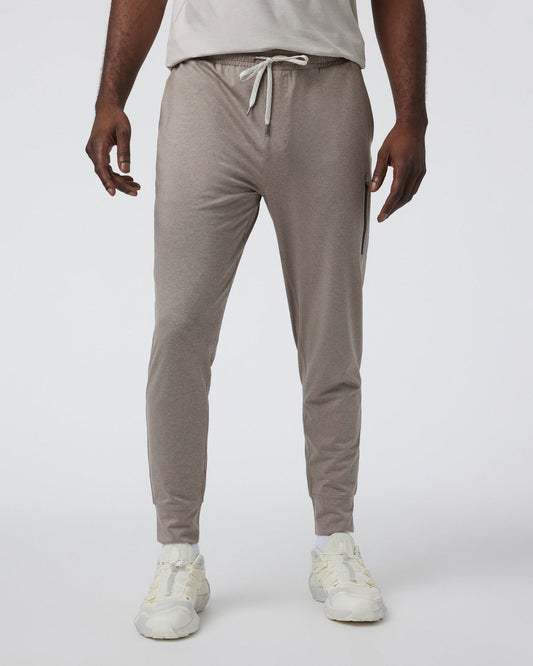 Men Vuori Sunday Performance Jogger Mocha Heather