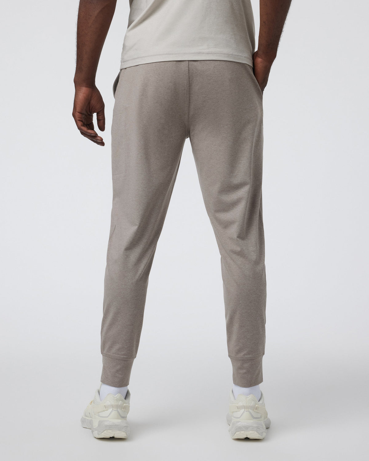 Men Vuori Sunday Performance Jogger Mocha Heather