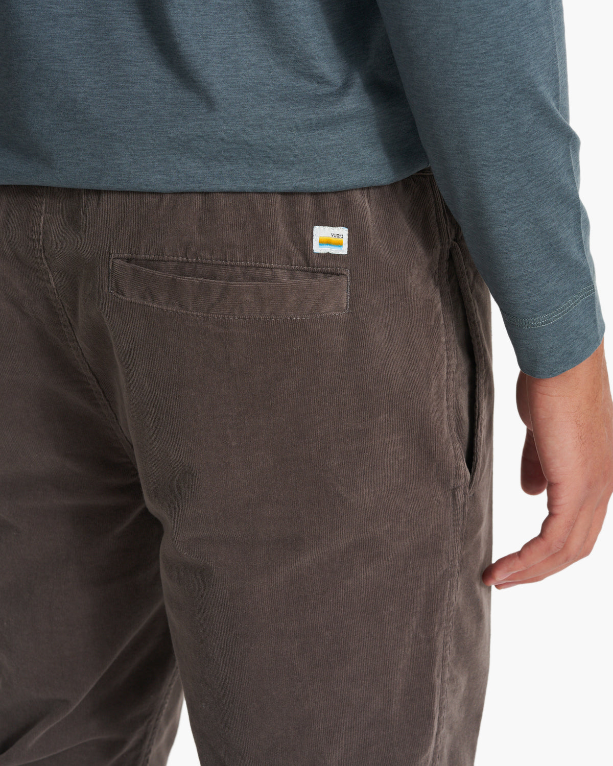 Men Vuori Optimist Pant Cocoa Brown Men's Corduroy Pants