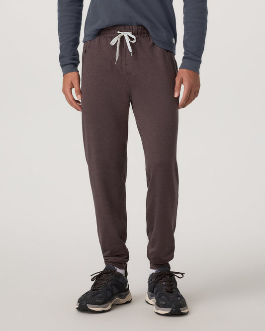 Men Vuori Men's Ponto Performance Jogger Sangria Heather