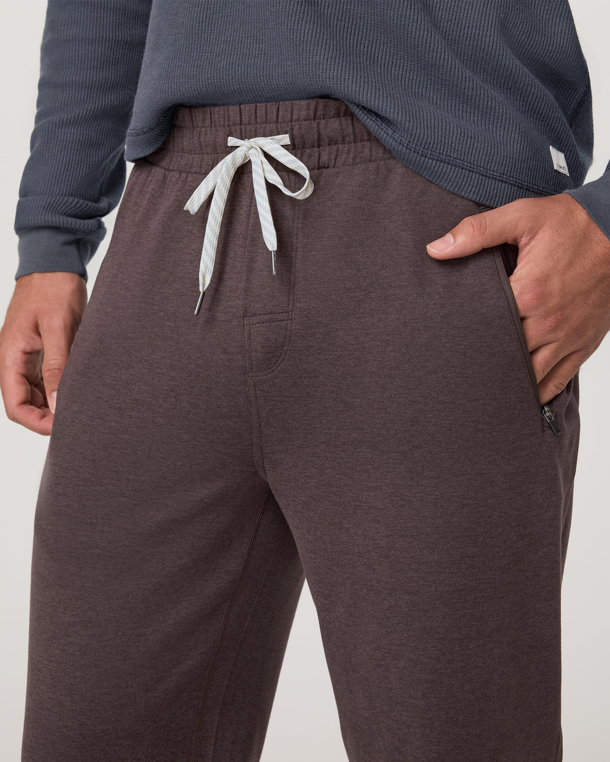 Men Vuori Men's Ponto Performance Jogger Sangria Heather