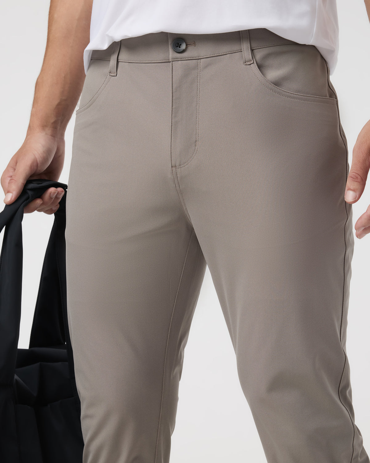 Men Vuori Meta Pant Athletic Slim 32" Mocha 5-Pocket Pants