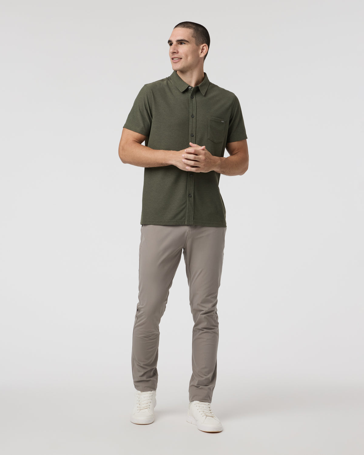 Men Vuori Meta Pant Athletic Slim 32" Mocha 5-Pocket Pants