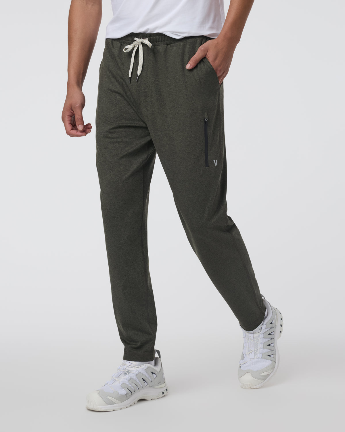 Men Vuori Sunday Performance Track Pant 2.0 Kale Heather